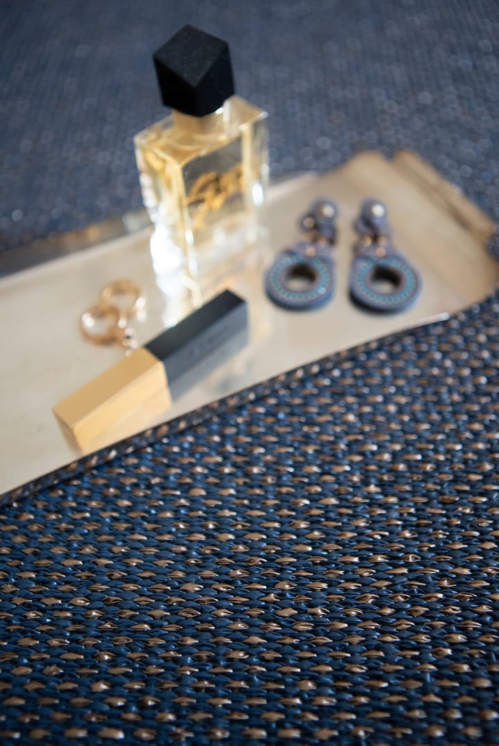 Moor ラグ  midnight metalic (blue-brons) - 70x200 cm - Brita Sweden | ブリタ スウェーデン