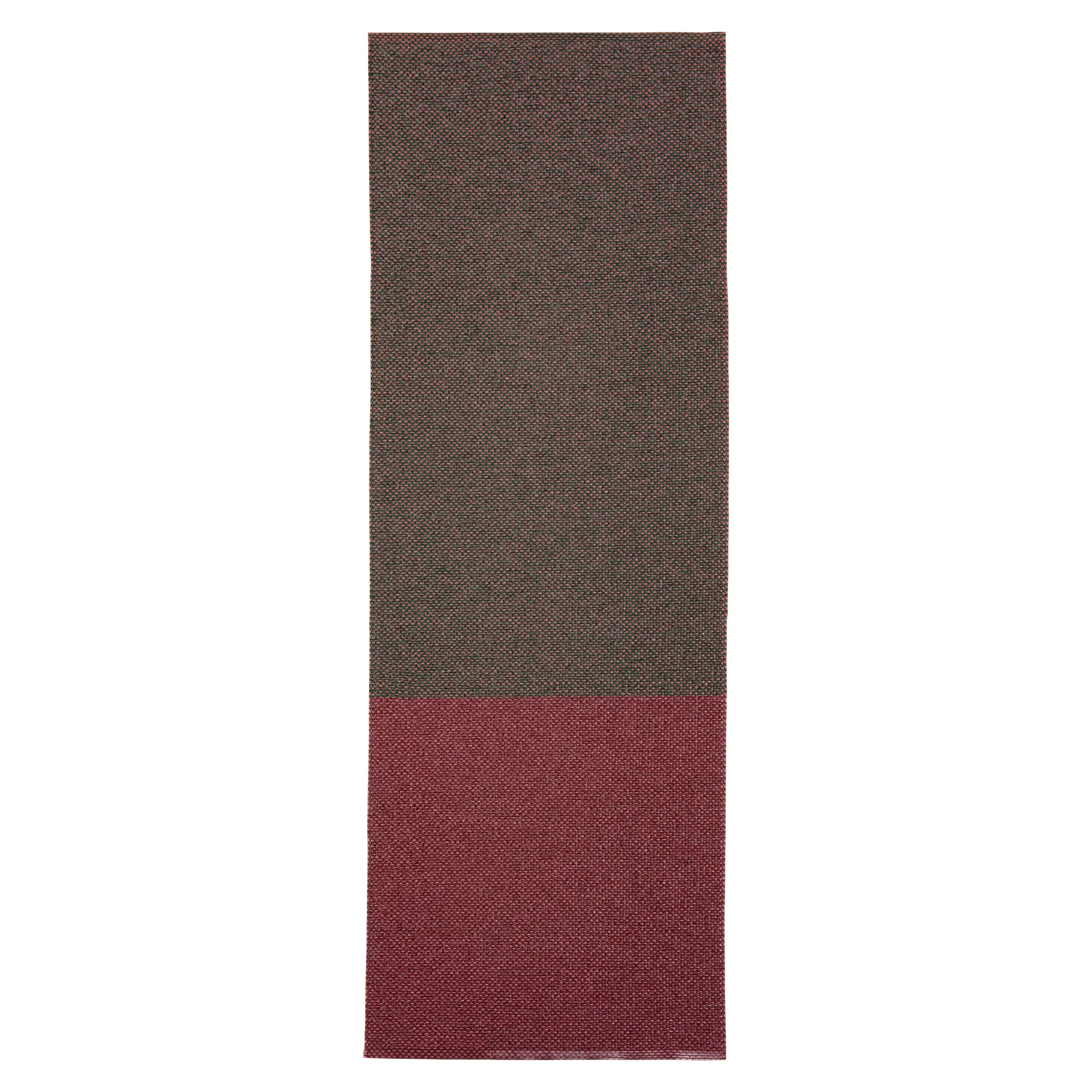 Moor ラグ  raspberry (green-pink), 70x300 cm Brita Sweden | ブリタ スウェーデン