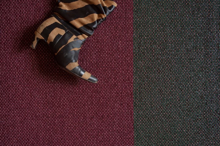 Moor ラグ  raspberry (green-pink) - 70x300 cm - Brita Sweden | ブリタ スウェーデン