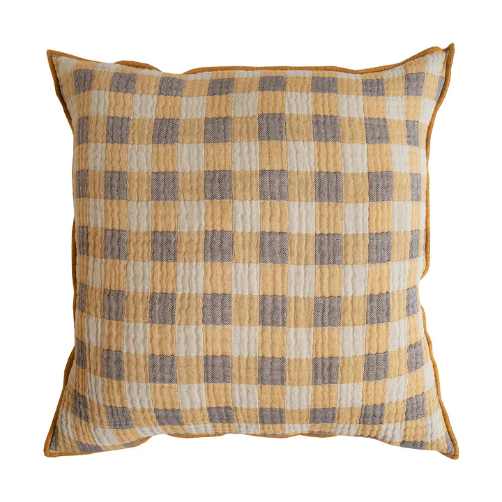 Pomme ピローケース - Yellow, 50x50 cm - Brita Sweden | ブリタ スウェーデン