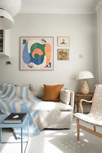 Pugh ブランケット - Blue, 200x130 cm - Brita Sweden | ブリタ スウェーデン