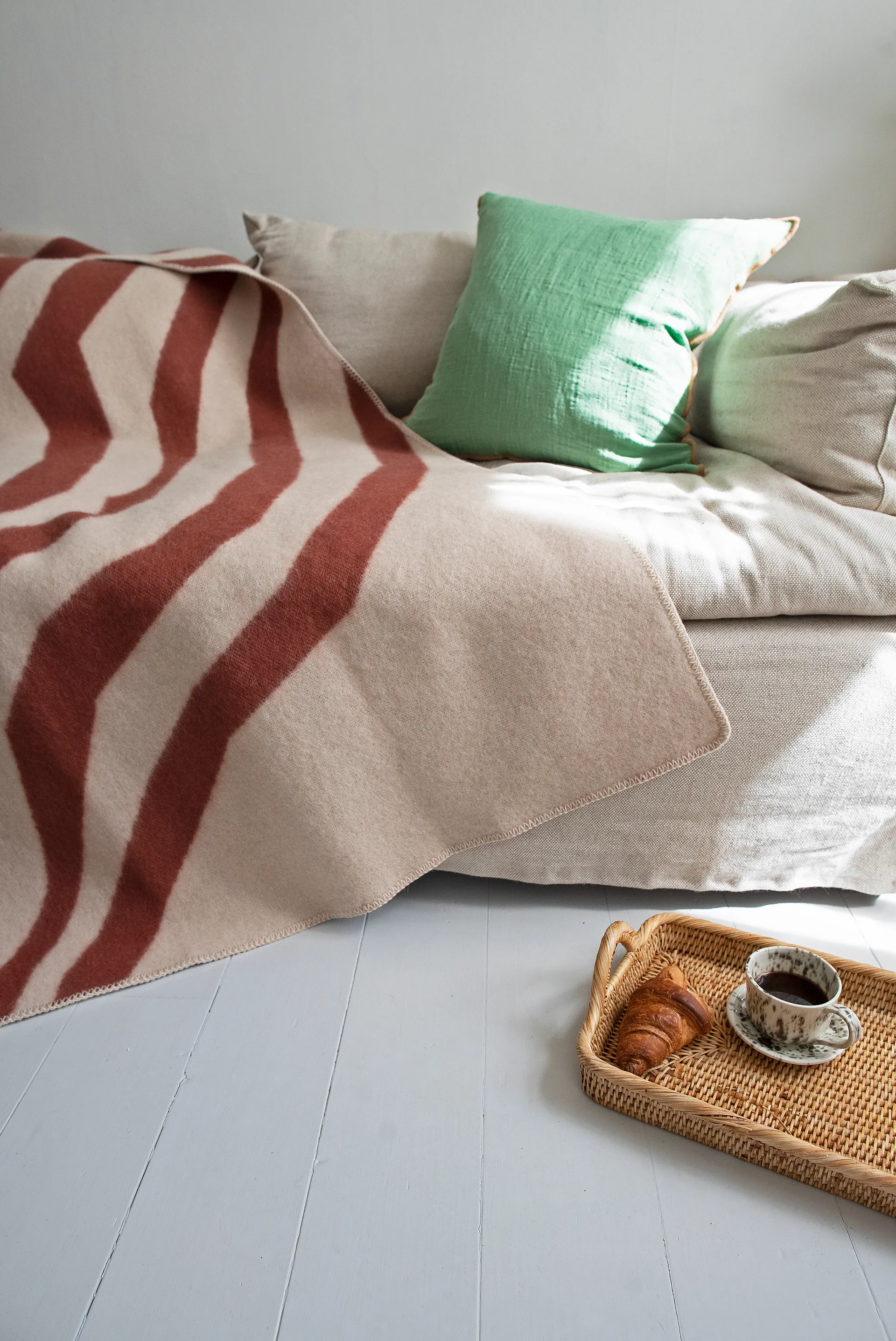 Pugh ブランケット, Brown, 200x130 cm Brita Sweden | ブリタ スウェーデン