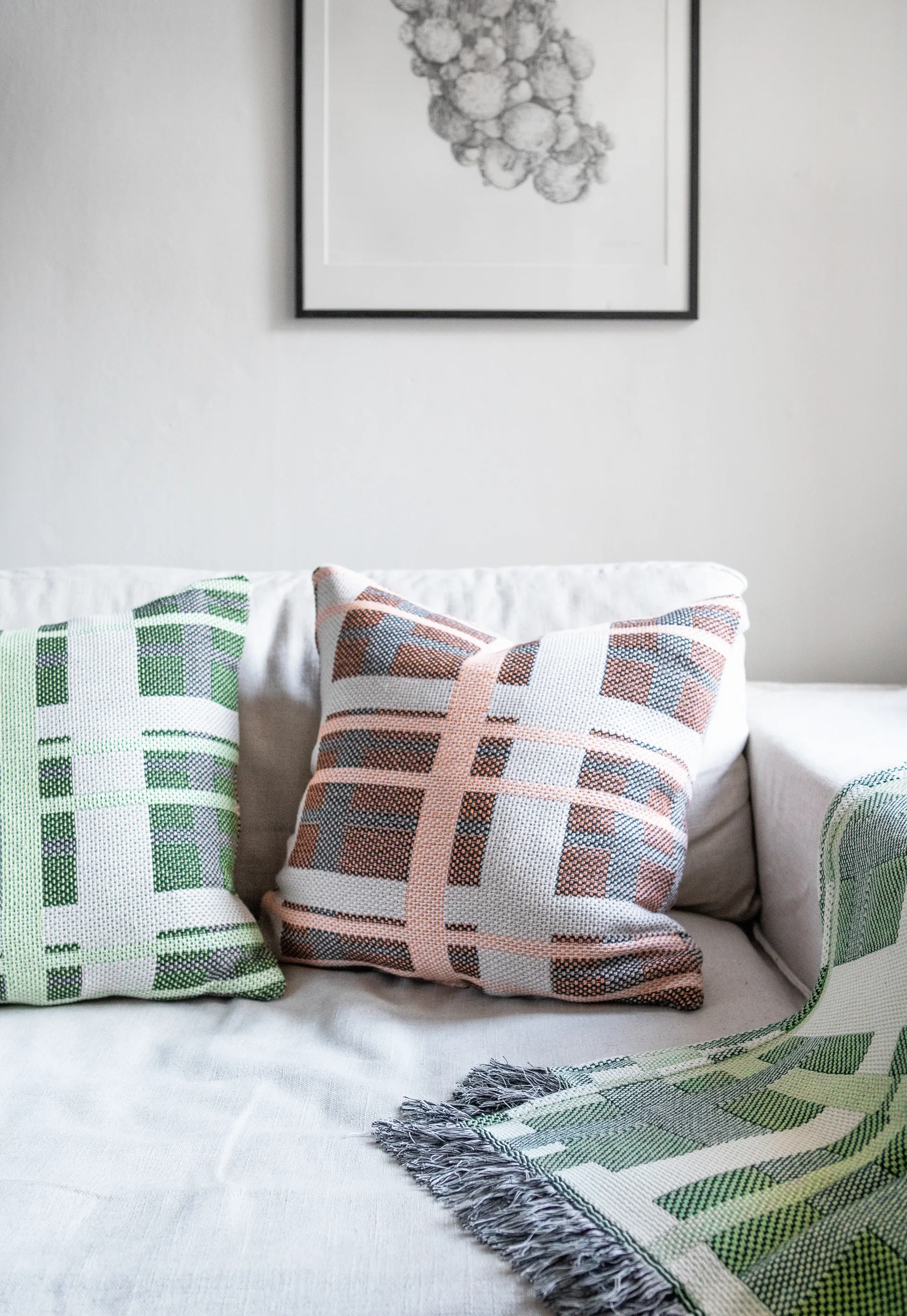 Tradition コットンスロー 130x170 cm, Green Brita Sweden | ブリタ スウェーデン