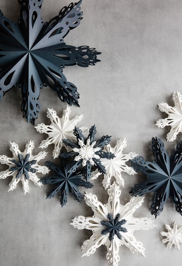 スノーフレーク クリスマス デコレーション ホワイト - Ø15 cm - Broste Copenhagen | ブ�ロスト コペンハーゲン