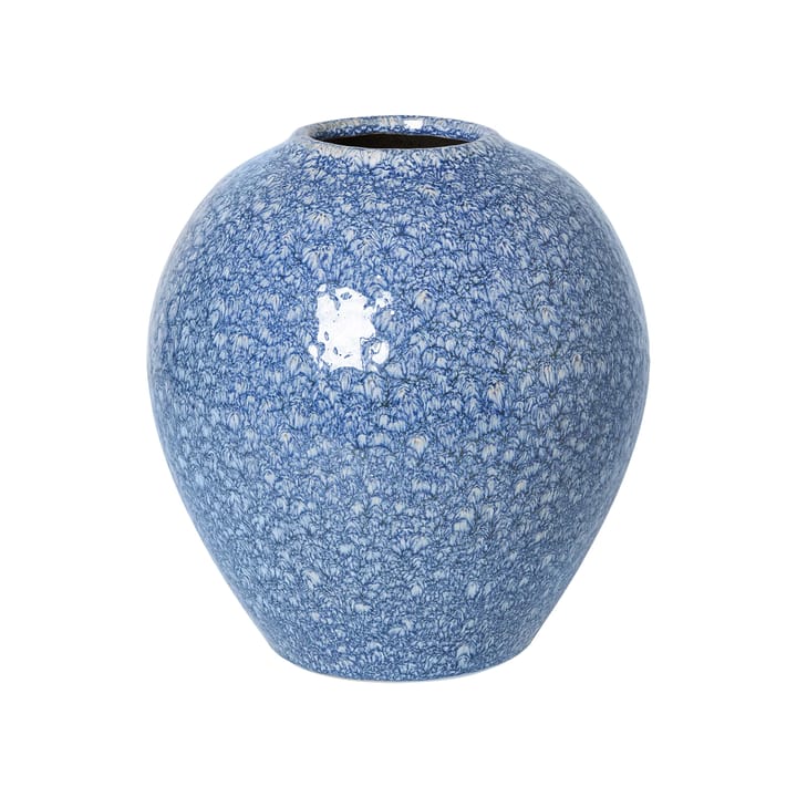 イングリッド セラミック 花瓶 25.5 cm - insignia blue-white - Broste Copenhagen | ブロスト コペンハーゲン