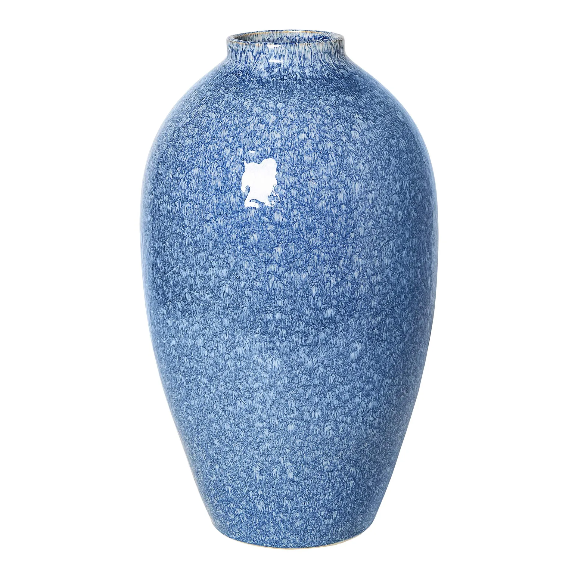 イングリッド セラミック 花瓶 40 cm, insignia blue-white Broste Copenhagen | ブロスト コペンハーゲン