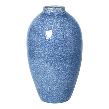 イングリッド セラミック 花瓶 40 cm - insignia blue-white - Broste Copenhagen | ブロスト コペンハーゲン