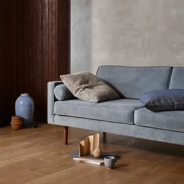 イングリッド セラミック 花瓶 40 cm - insignia blue-white - Broste Copenhagen | ブロスト コペンハーゲン