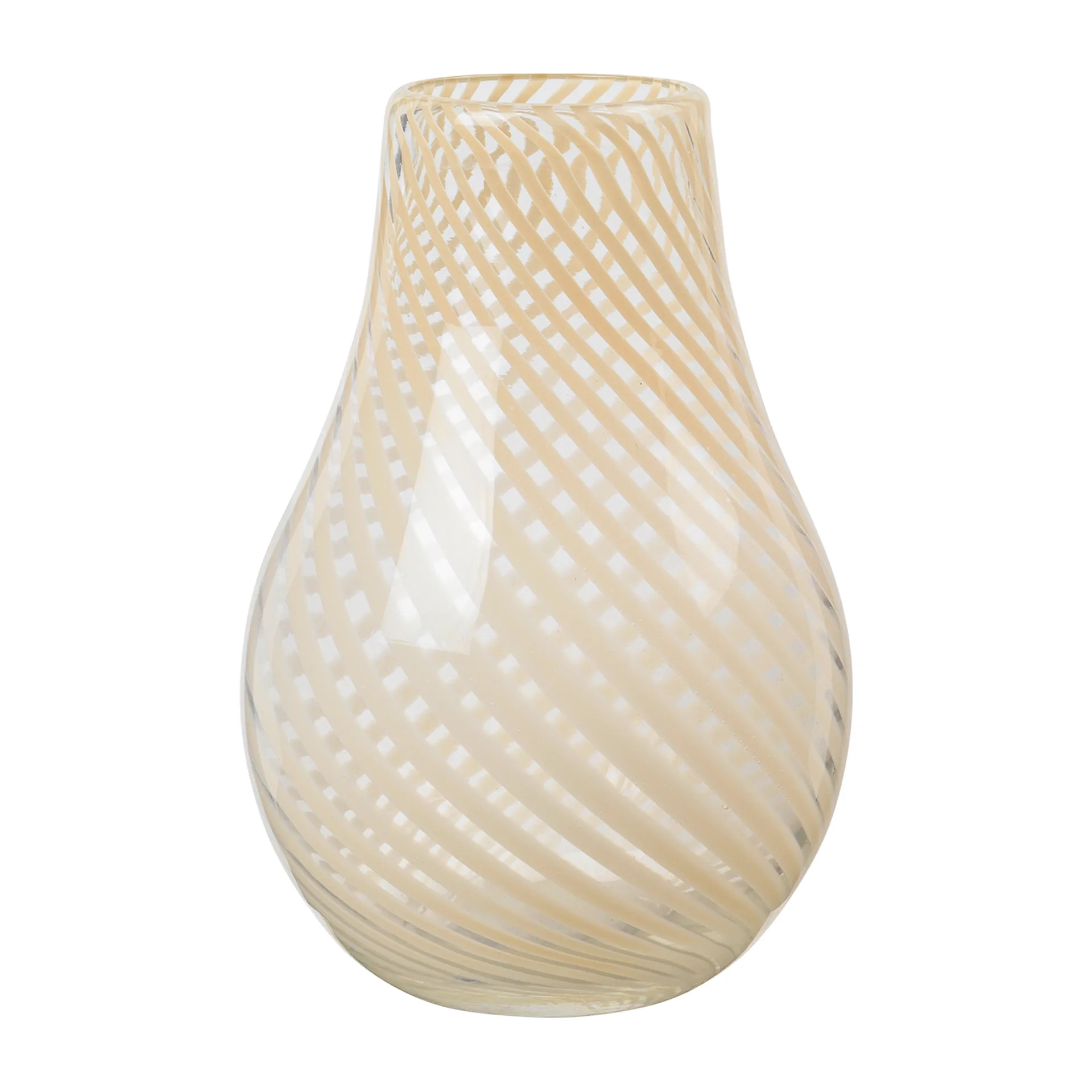 Ada クロスストライプ ベース 22.5 cm, Light yellow Broste Copenhagen | ブロスト コペンハーゲン