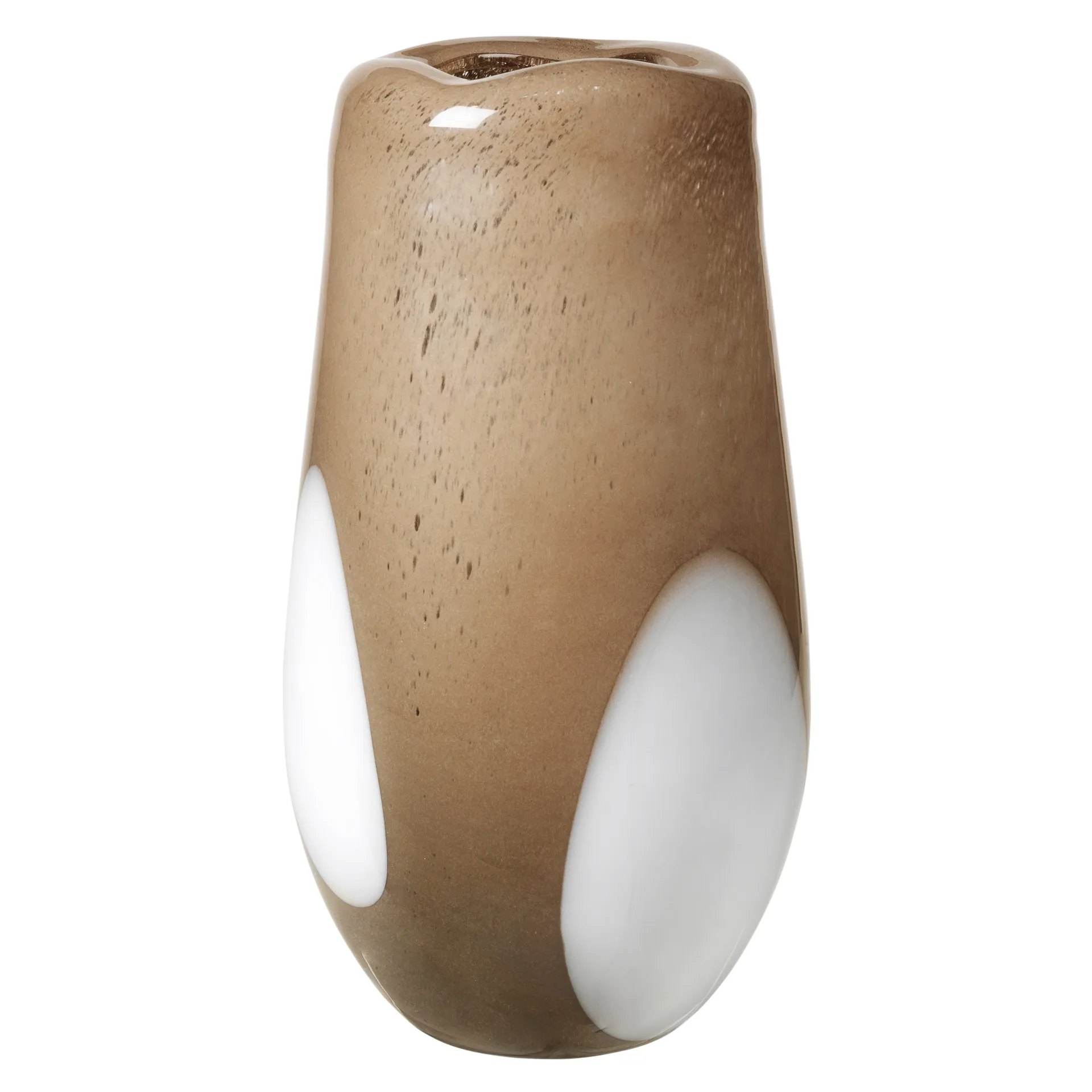 Ada Dot ガラス花瓶 37 cm, simply taupe warm grey Broste Copenhagen | ブロスト コペンハーゲン