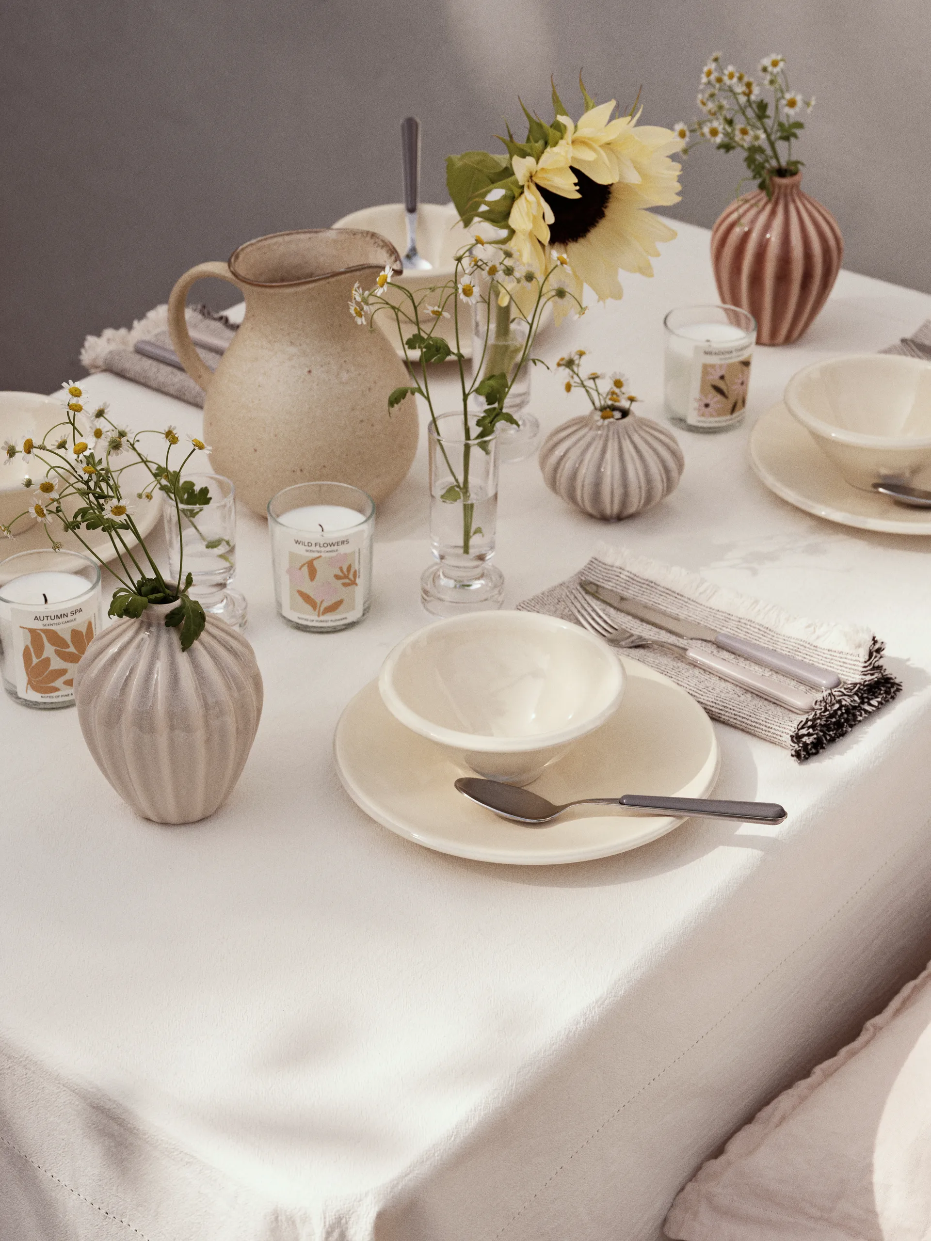 Alfredo ボウル Ø24 cm, Beige Broste Copenhagen | ブロスト コペンハーゲン