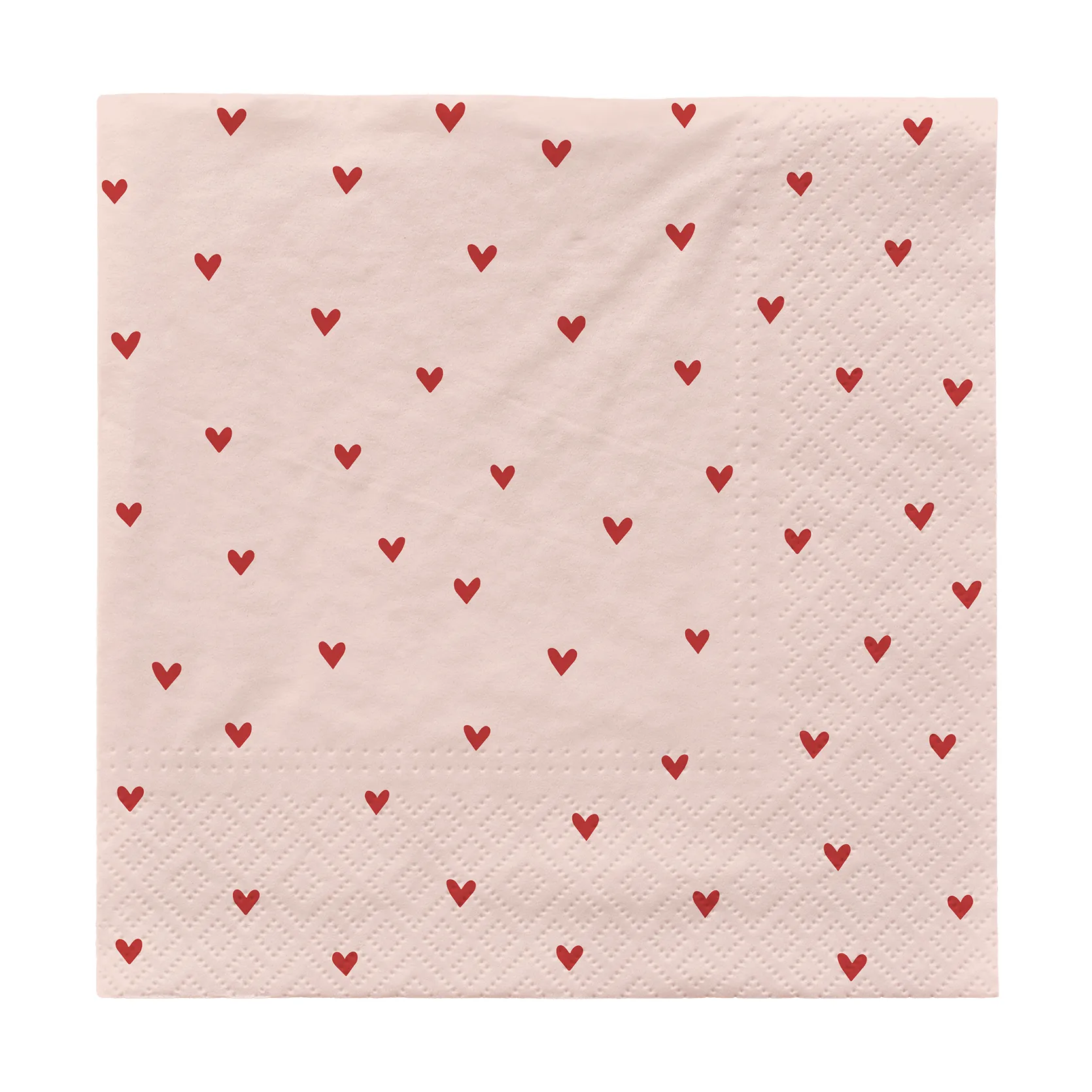 Amor ペーパーナプキン 33x33 cm 20枚, Soft pink-red Broste Copenhagen | ブロスト コペンハーゲン