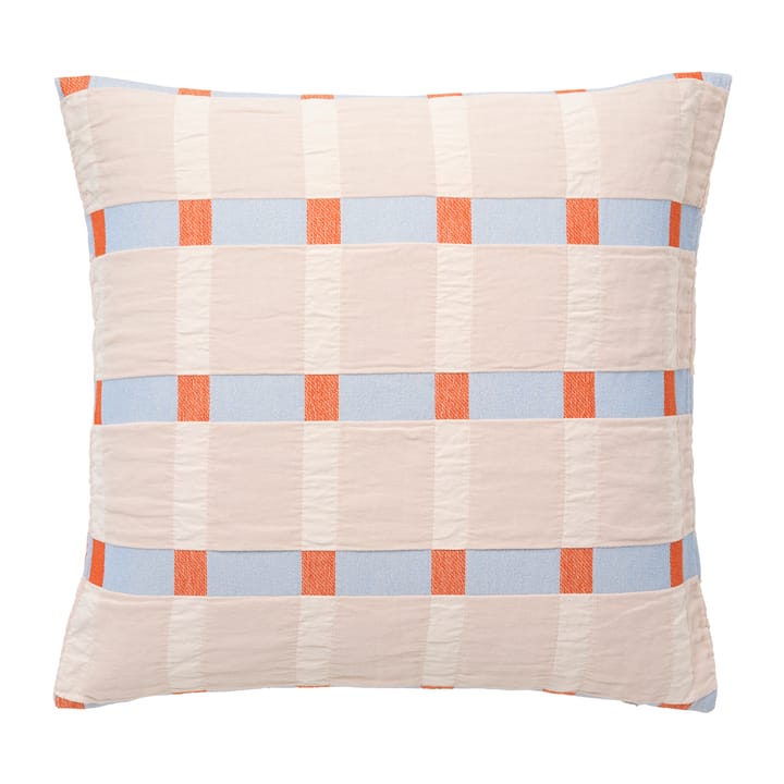Asta ピローケース 60x60 cm - Pumkin orange-pale blush - Broste Copenhagen | ブロスト コペンハーゲン