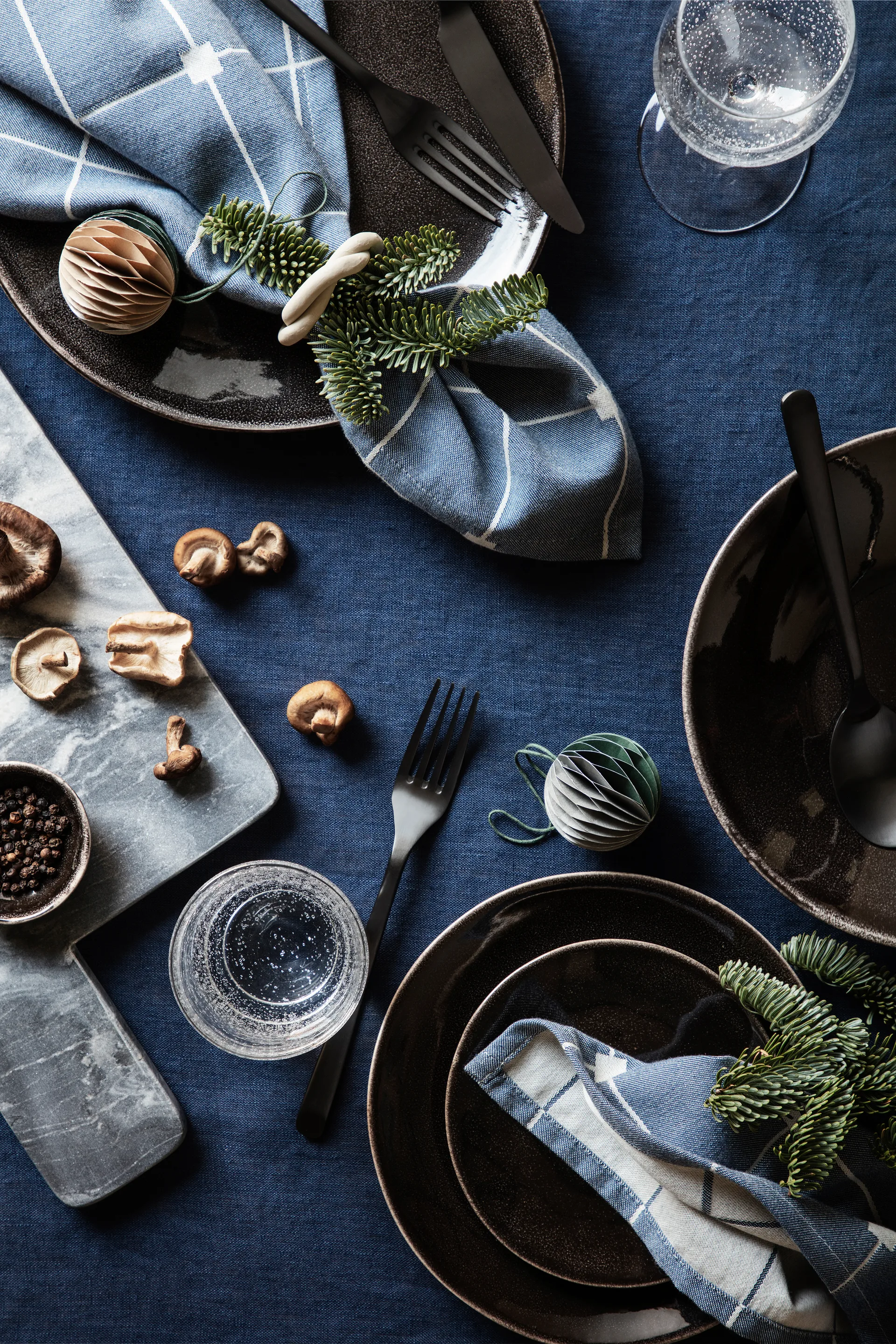 Ball クリスマス オーナメント honeycomb Ø5 cm 6 ピース, Multi/green Broste Copenhagen | ブロスト コペンハーゲン