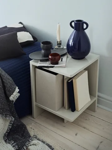 Bodil クッションカバー 30x50 cm - Black-intense blue - Broste Copenhagen | ブロスト コペンハーゲン