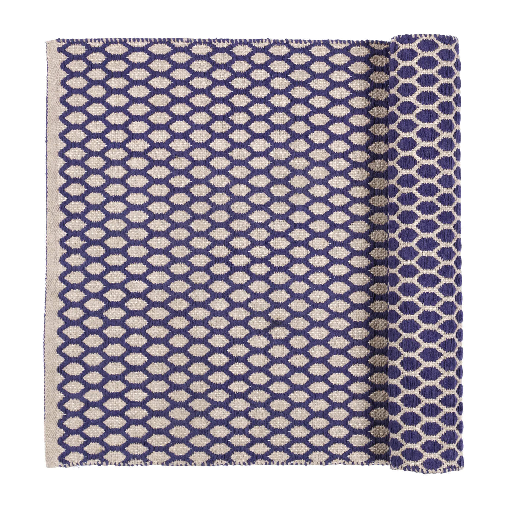Boris ラグ  70x140 cm, Maritime blue Broste Copenhagen | ブロスト コペンハーゲン