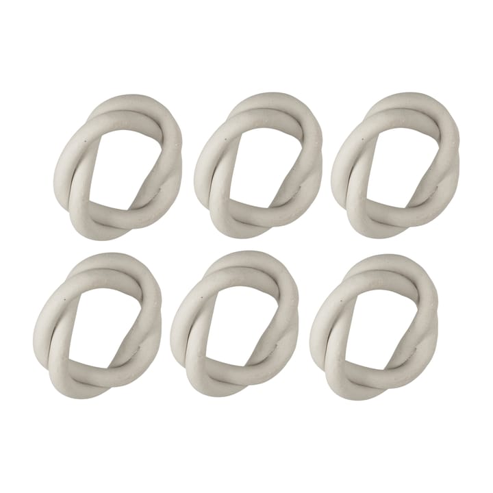 Braid ナプキンリング Ø6.5 cm 6パック, Light beige Broste Copenhagen | ブロスト コペンハーゲン