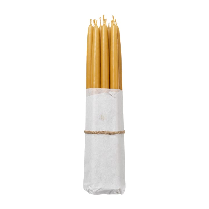 Broste Copenhagen ディップト アンティーク キャンドル 10パック - Golden yellow - Broste Copenhagen | ブロスト コペンハーゲン