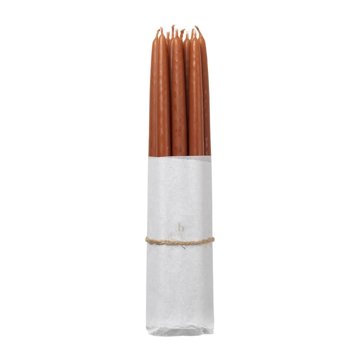 Broste Copenhagen ディップト アンティーク キャンドル 10パック - Terracotta - Broste Copenhagen | ブロスト コペンハーゲン