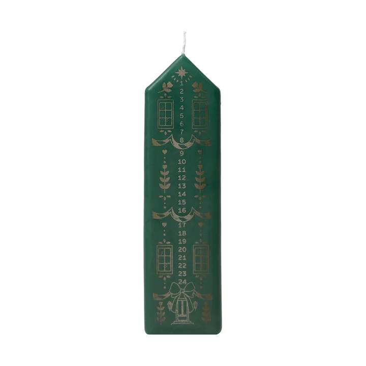 Casa アドベントキャンドル - Dark Green-Gold - Broste Copenhagen | ブロスト コペンハーゲン