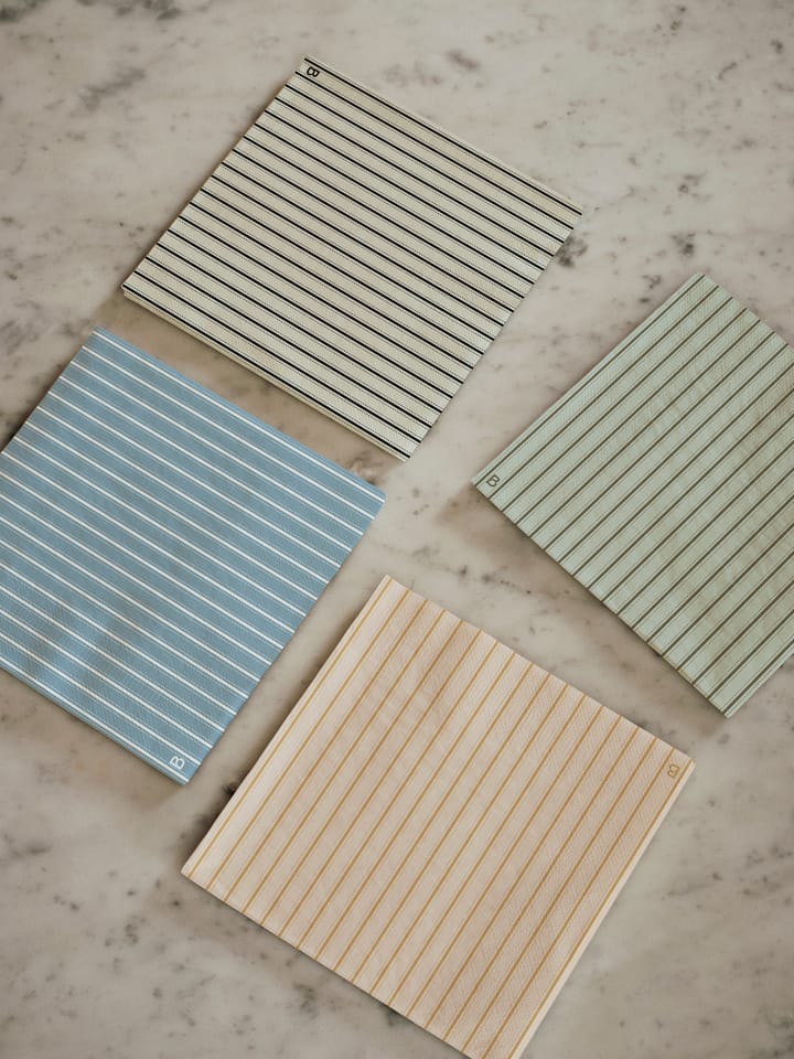 Dolly ペーパーナプキン 33x33 cm 20枚, Light blue-white Broste Copenhagen | ブロスト コペンハーゲン
