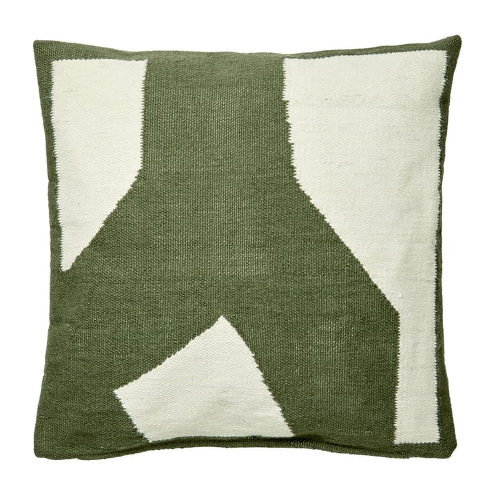 Eilo ピローケース 50x50 cm - Recycled pet green - Broste Copenhagen | ブロスト コペンハーゲン