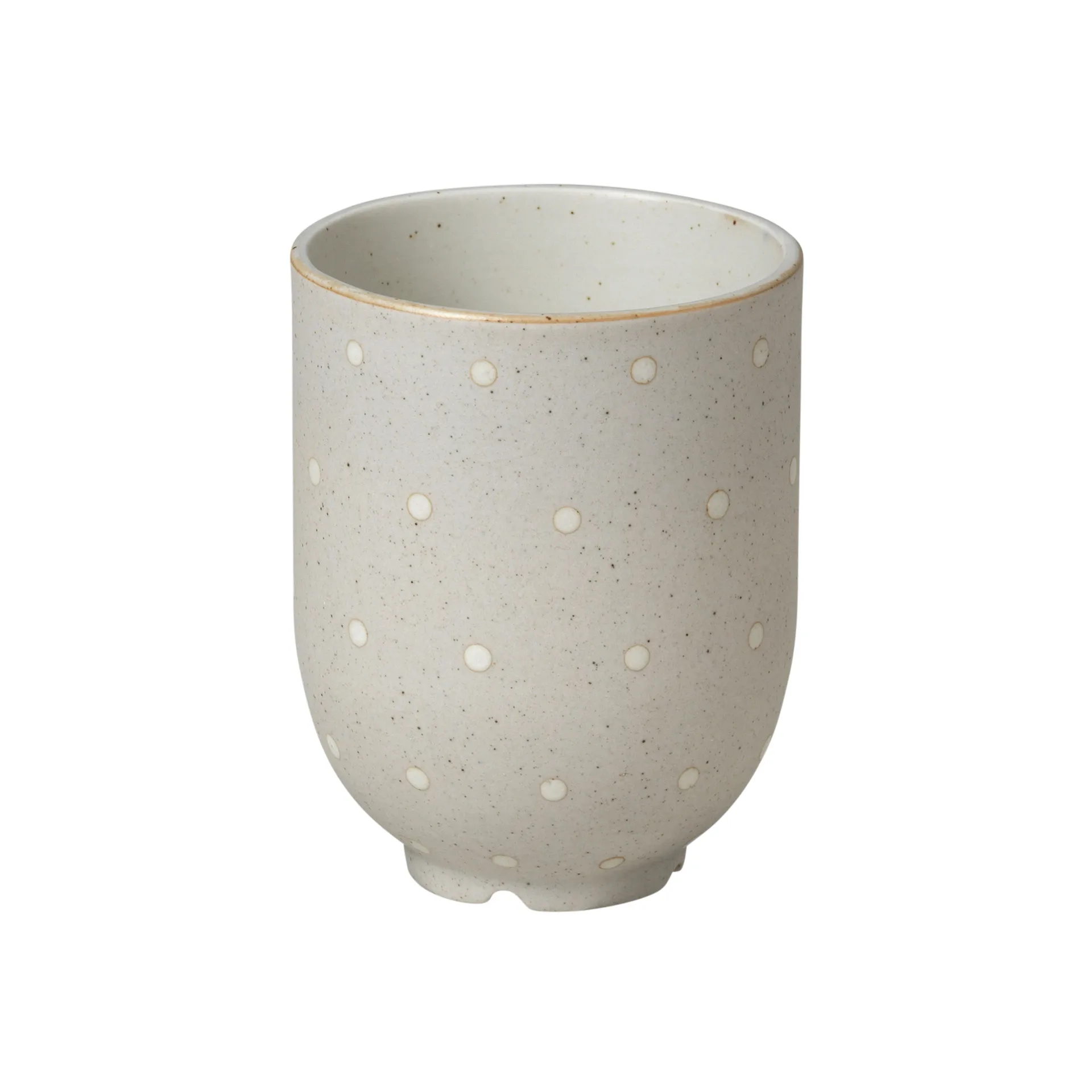 Eli マグ 20 cl, matte soft light grey dots Broste Copenhagen | ブロスト コペンハーゲン