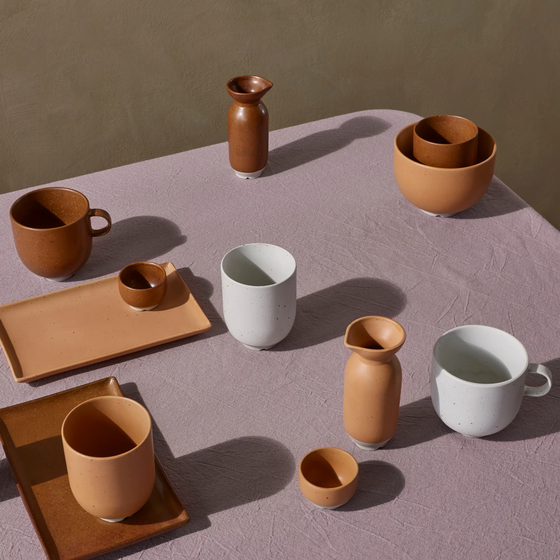 Eli ボウル Ø5 cm, caramel brown Broste Copenhagen | ブロスト コペンハーゲン