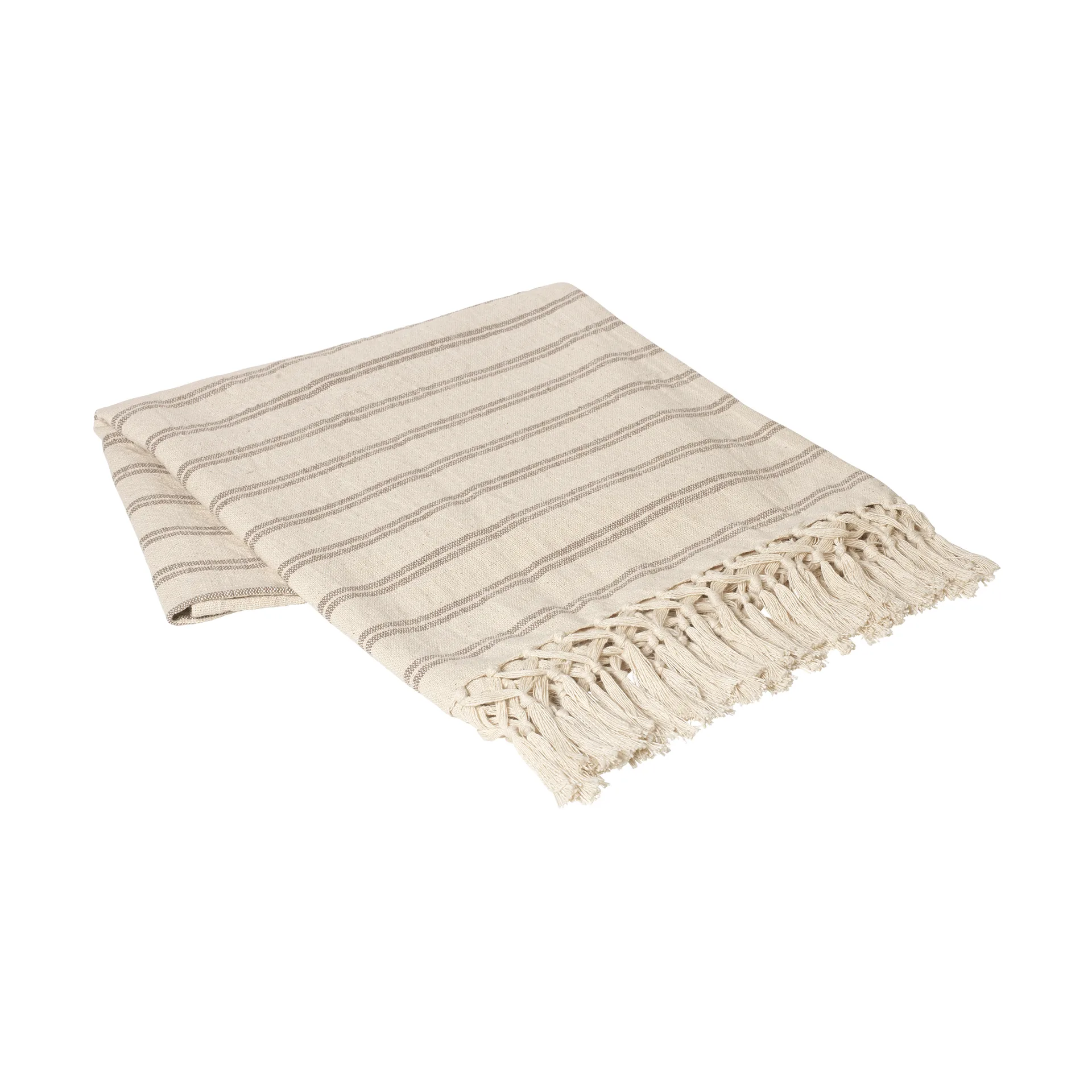 Elly スロー 130x160 cm, Fungi grey-natural Broste Copenhagen | ブロスト コペンハーゲン