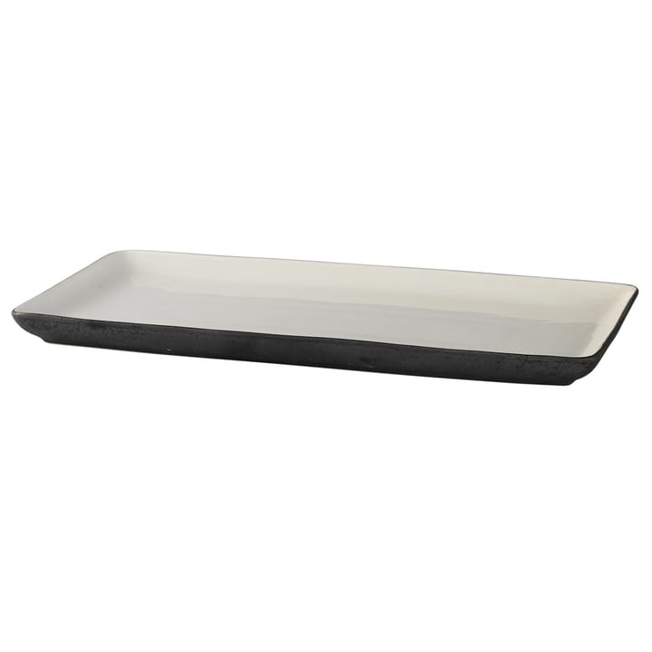 Esrum プレート 18x36 cm, white-grey Broste Copenhagen | ブロスト コペンハーゲン