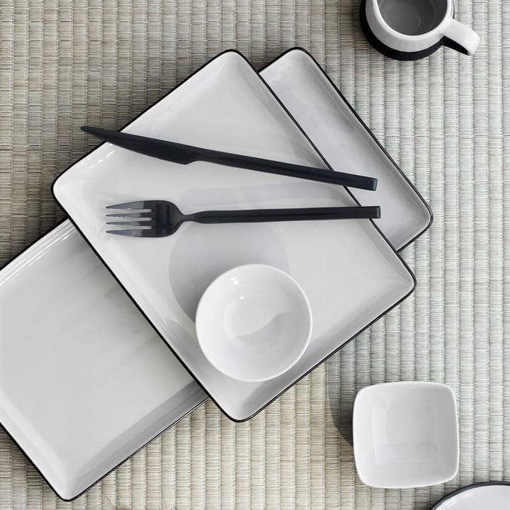 Esrum プレート 18x36 cm, white-grey Broste Copenhagen | ブロスト コペンハーゲン