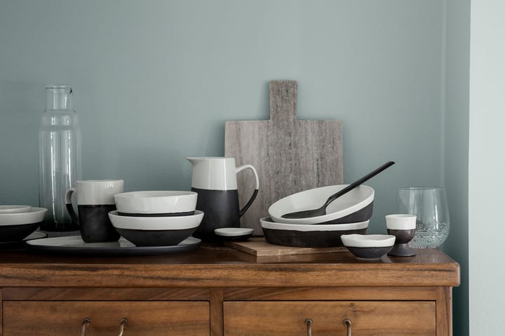 Esrum ソーサー オーバル 26.5x39 cm, Ivory-grey Broste Copenhagen | ブロスト コペンハーゲン