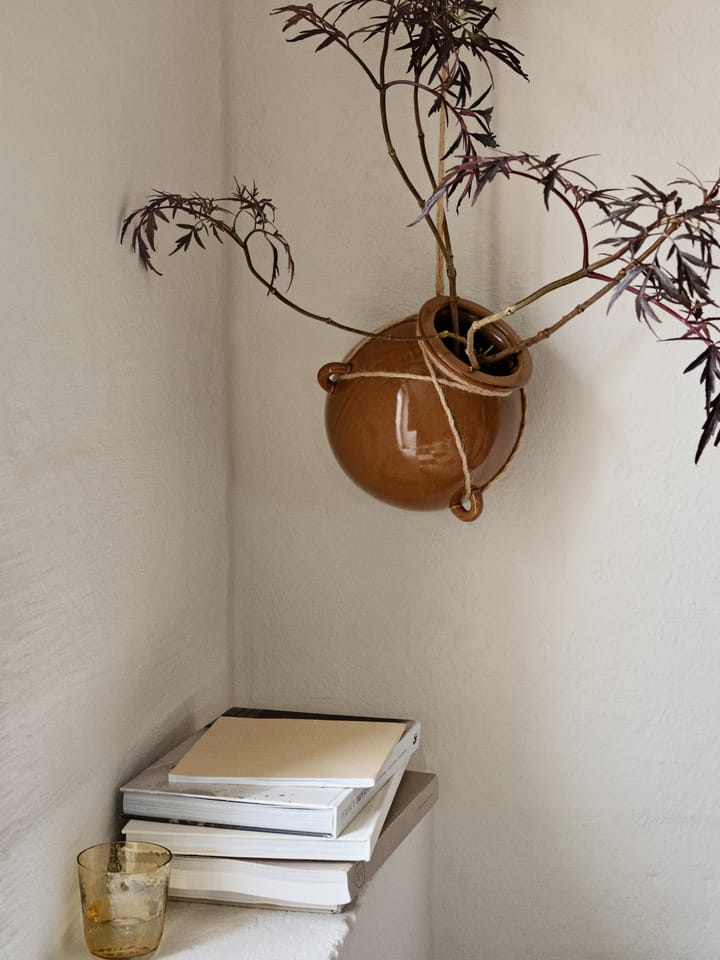 Eya ハンギング フラワーポット Ø22 cm, Brown Broste Copenhagen | ブロスト コペンハーゲン