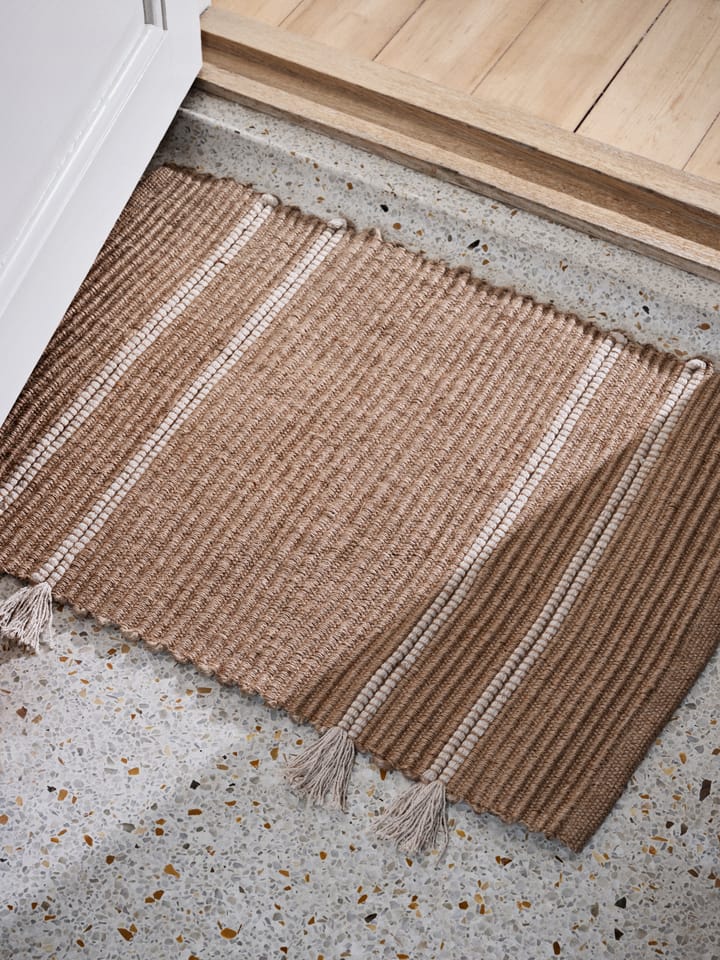 Ezra ドアマット 50x70 cm, Natural-off white Broste Copenhagen | ブロスト コペンハーゲン
