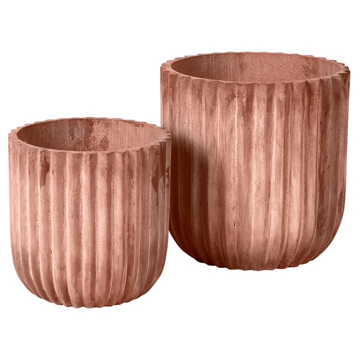 Fiber 植木鉢 2パック - Terracotta - Broste Copenhagen | ブロスト コペンハーゲン
