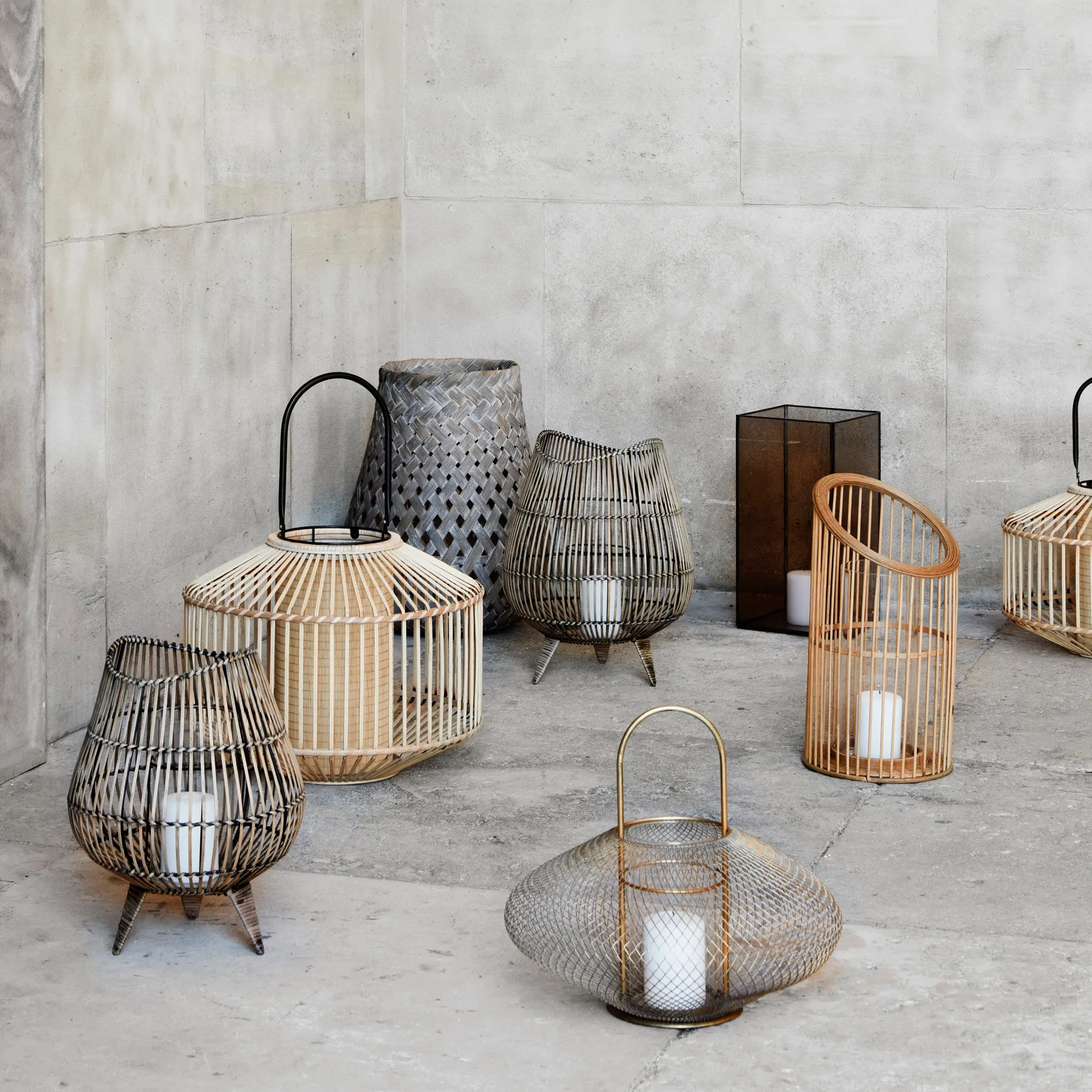 Flax ランターナ bamboo, small Broste Copenhagen | ブロスト コペンハーゲン