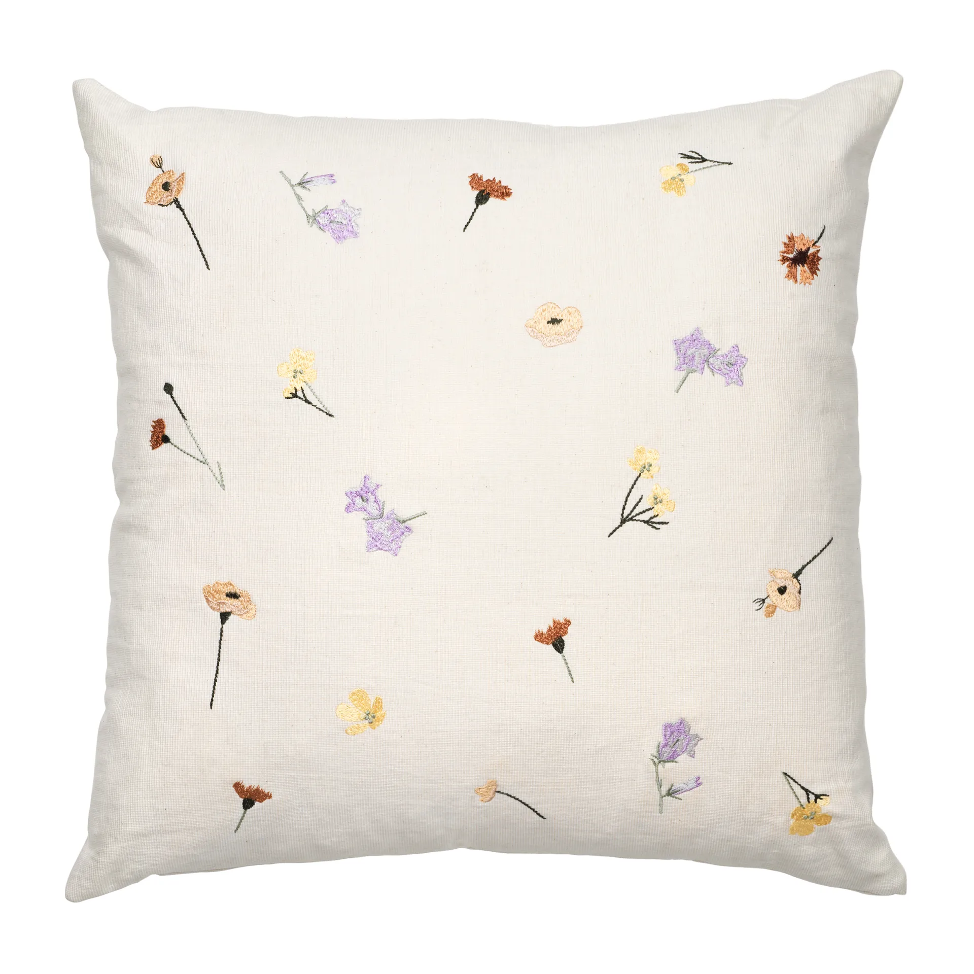 Flora ピローケース 50x50 cm, Multi Broste Copenhagen | ブロスト コペンハーゲン