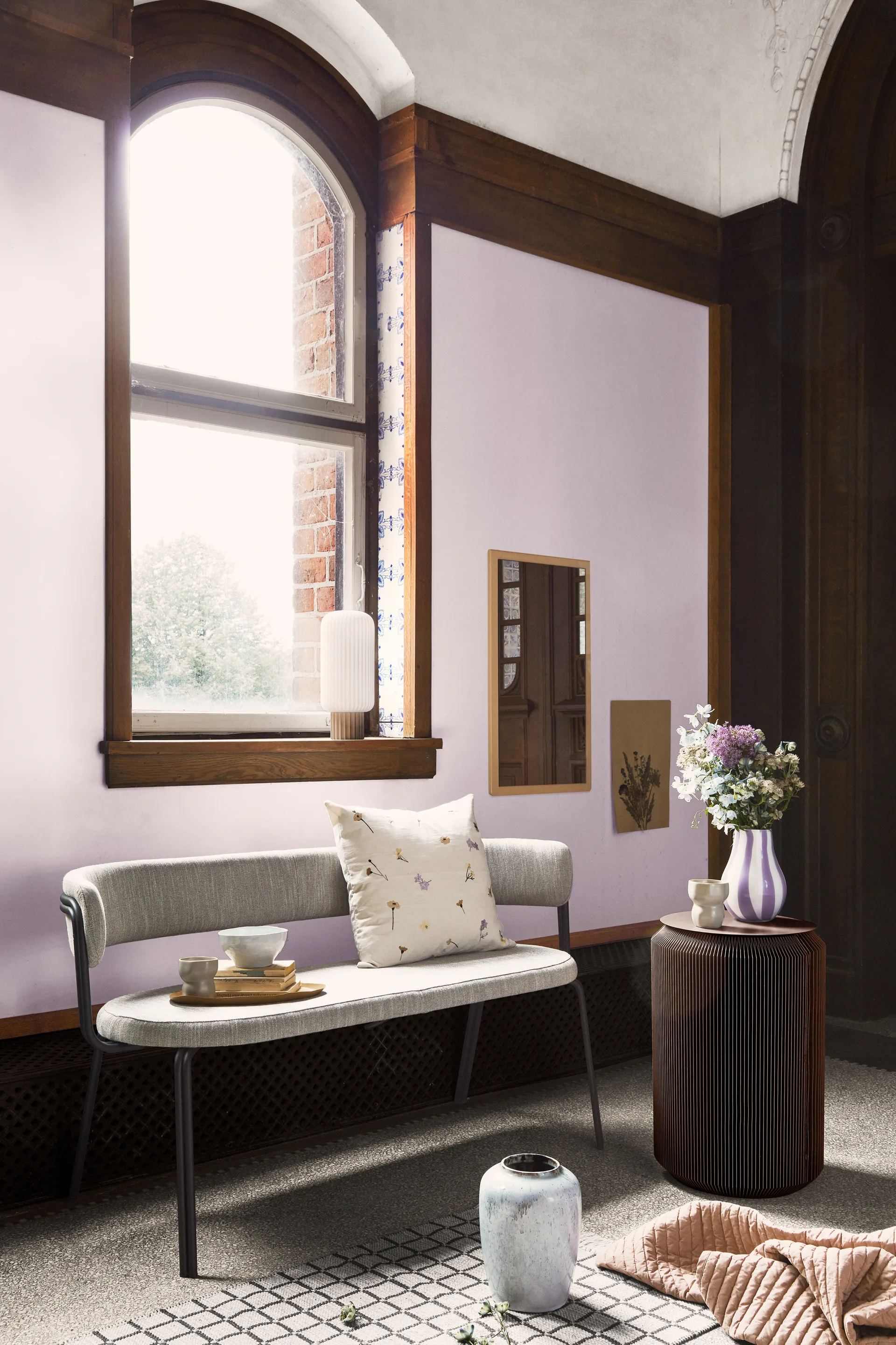 Flora ピローケース 50x50 cm, Multi Broste Copenhagen | ブロスト コペンハーゲン