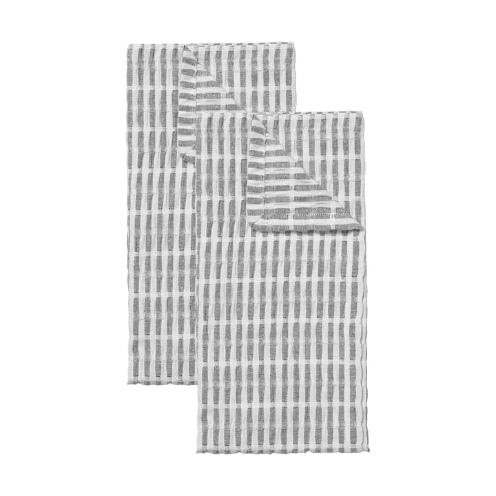 Folke キッチンタオル 50x70 cm 2パック
 - Black-natural - Broste Copenhagen | ブロスト コペンハーゲン