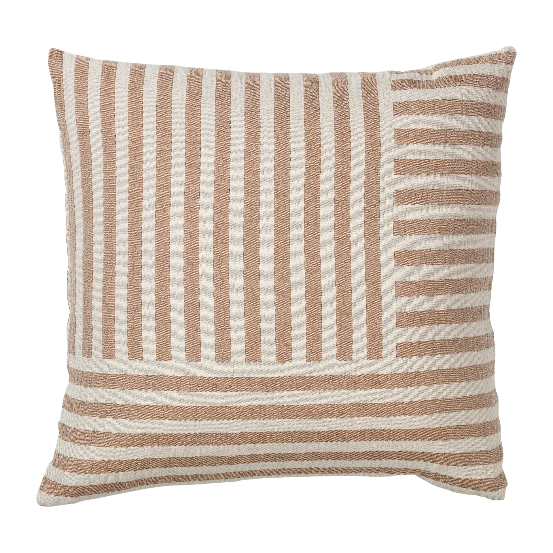 Frankie ピローケース 50x50 cm, Golden brown Broste Copenhagen | ブロスト コペンハーゲン