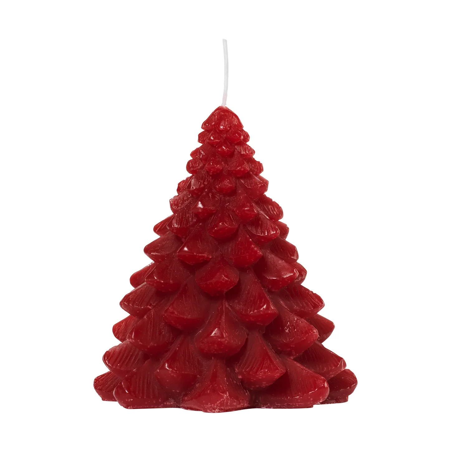 Granny クリスマスツリーキャンドル Ø9x10 cm, Burgundy Broste Copenhagen | ブロスト コペンハーゲン