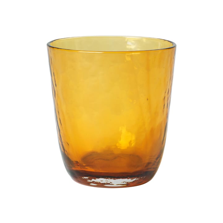 Hammered ドリンキンググラス 33.5 cl - amber - Broste Copenhagen | ブロスト コペンハーゲン