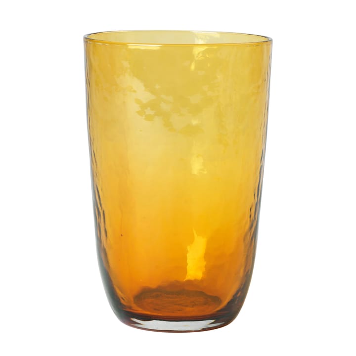 Hammered ドリンキンググラス 50 cl - amber - Broste Copenhagen | ブロスト コペンハーゲン