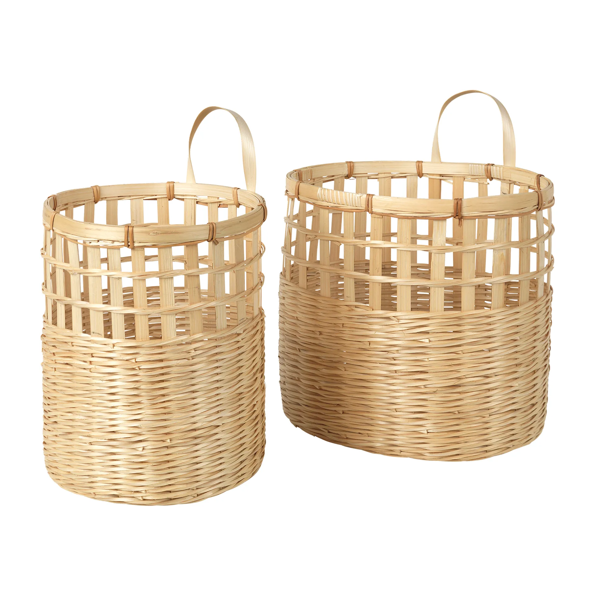 Hampus バスケット 2 個セット, Bamboo Broste Copenhagen | ブロスト コペンハーゲン