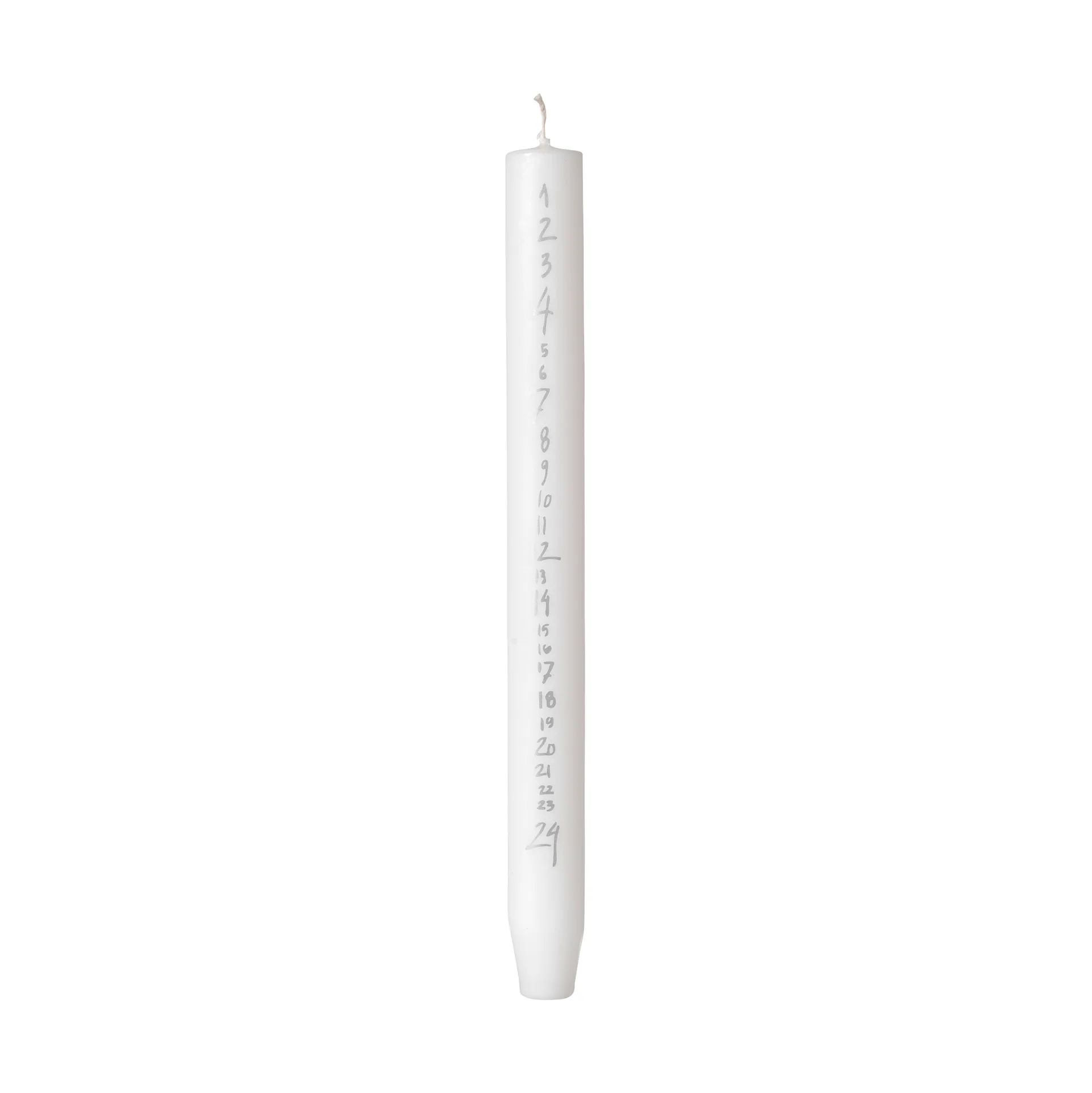 Handwritten アドベントキャンドル, Pure White-Silver Broste Copenhagen | ブロスト コペンハーゲン