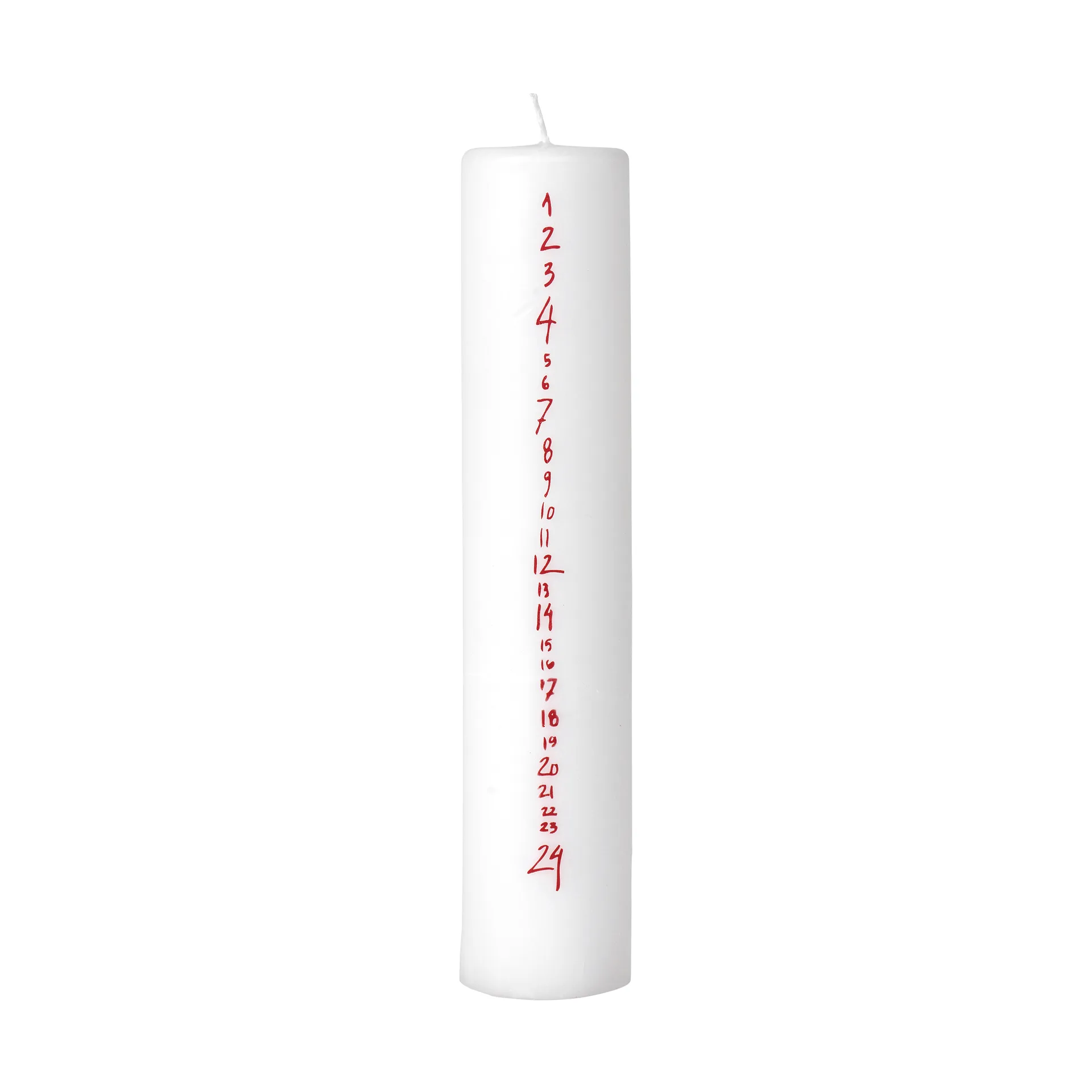 Handwritten アドベントキャンドル, White-Red Broste Copenhagen | ブロスト コペンハーゲン