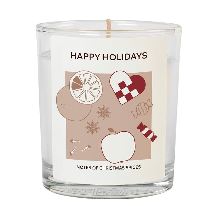Happy Holidays アロマキャンドル 32時間 - White - Broste Copenhagen | ブロスト コペンハーゲン