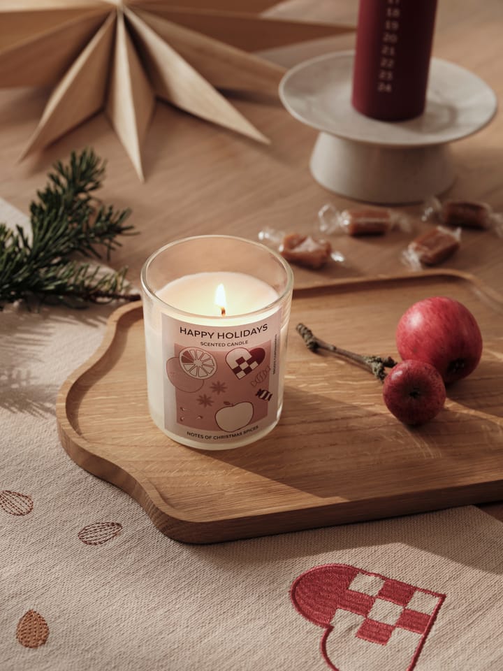 Happy Holidays アロマキャンドル 32時間, White Broste Copenhagen | ブロスト コペンハーゲン
