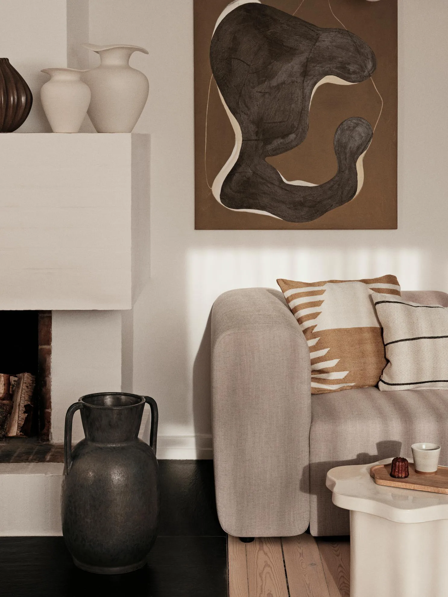 Hedda クッションカバー 50x50 cm, Beige Broste Copenhagen | ブロスト コペンハーゲン