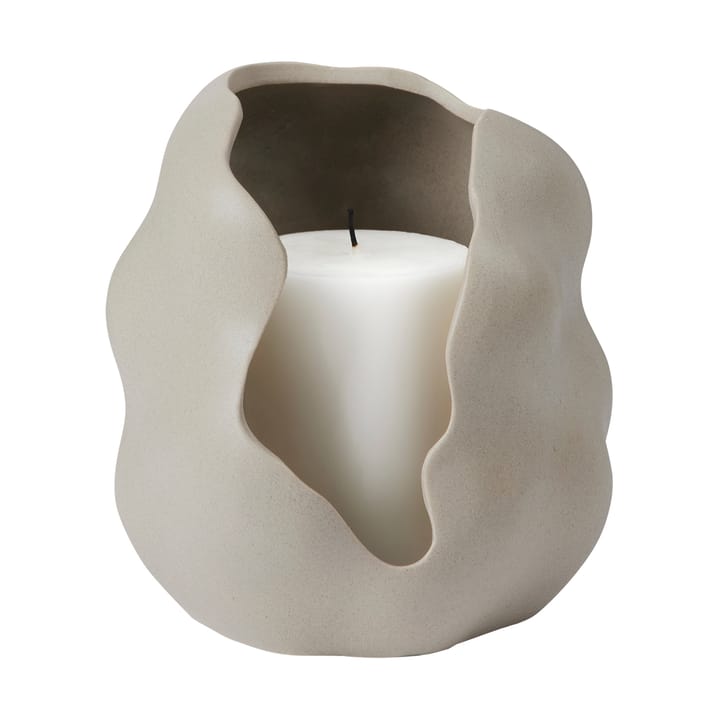Hekla ティーライトホルダー Ø16 cm, Dove grey Broste Copenhagen | ブロスト コペンハーゲン